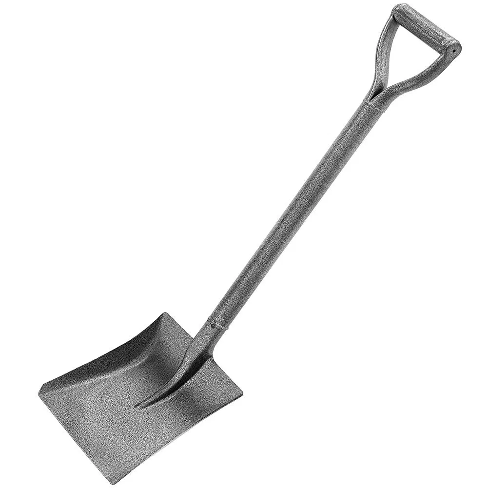 Metal Shovel with Handle with Special Steel Plates for Digging