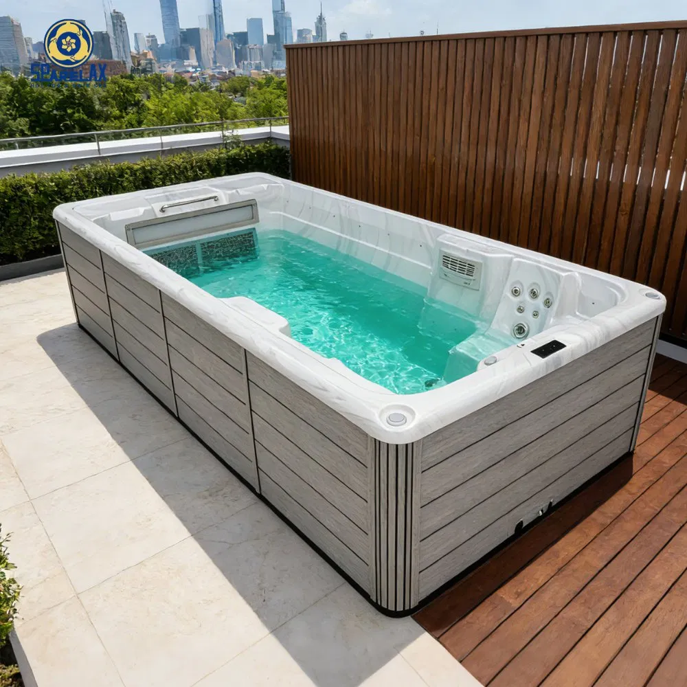 Luxurious Swim SPA for Relaxation and Fitness Swim Pool at Home