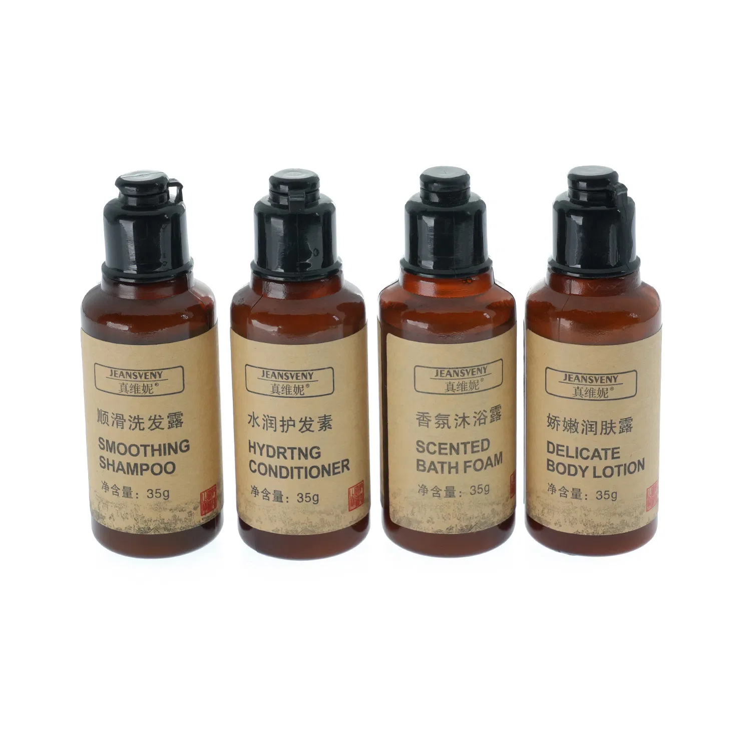 Hotel Supplies Amenities Squeeze Hair Shampoo and Conditioner Hotel Toiletries Set