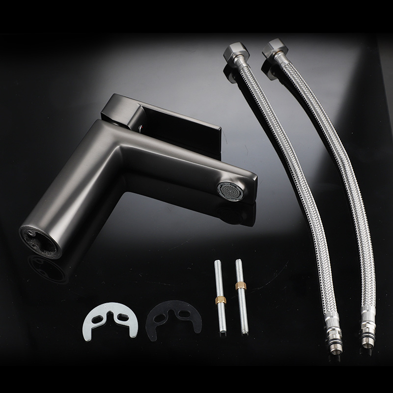 Tiema Sanitary Ware Single Hole Waterfall Water Tap Bathroom Kitchen Brass Mixer Basin Faucet Sample Customization