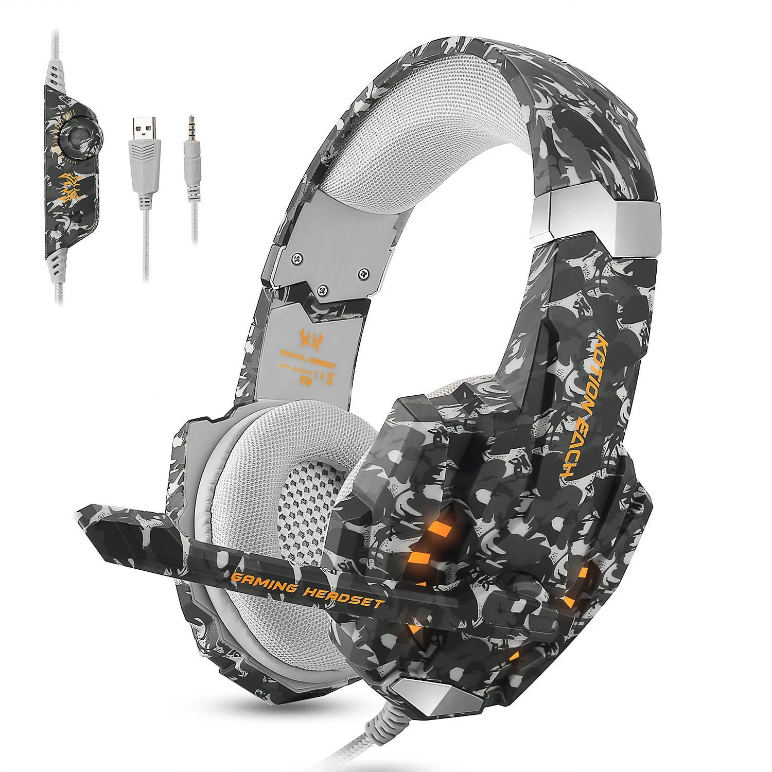 Kotion Each Wire Game Headphone for Computer Gaming Headset