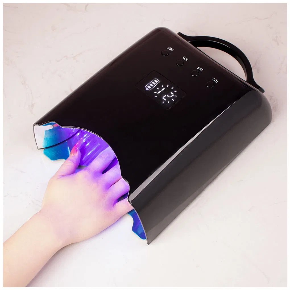 Cordless Rechargeable 78W Nail Dryer Dual UV LED Lamp Nails for All Types Gel LEDs UV Lamp Nail Machine