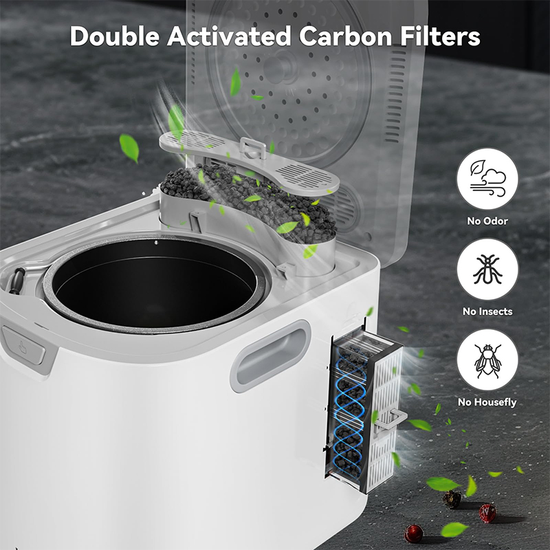 Household Smart Compost Bin with Intelligent Temperature Control System