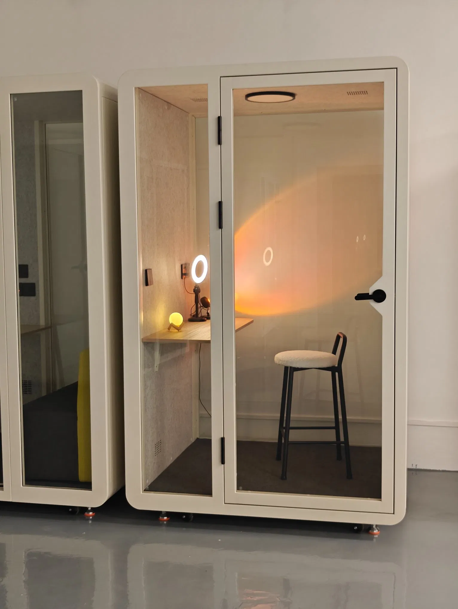 Customizable Portable Office Pod Music Studio Room Soundproof Phone Booth for 1 Person