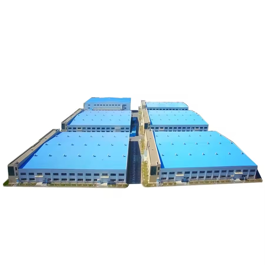 Insulated Shed Prefabricated Metal Steel Structure Industrial Prefabricated 3D Design Building