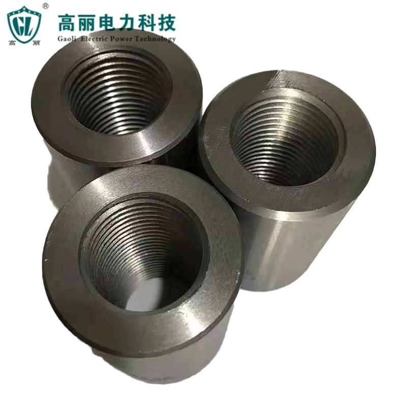Parallel Thread Rebar Coupler Rebar Mechanical Connector Threaded Rebar Sleeve Steel Rebar Coupler