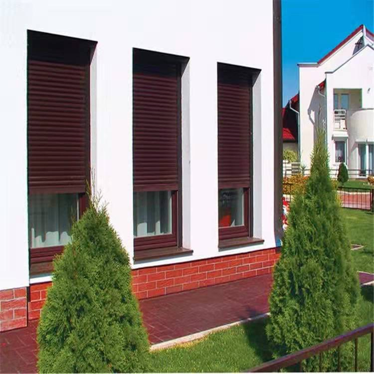 Residencial Use Remote Control Rolling Shutter Window