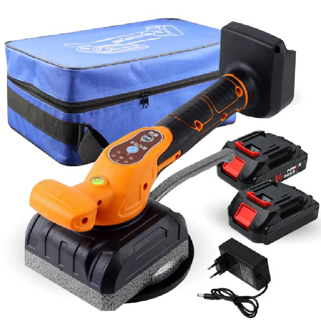 20V Battery Powered Tile Vibrator Machine 190mm Handheld Tile Tools for Installation