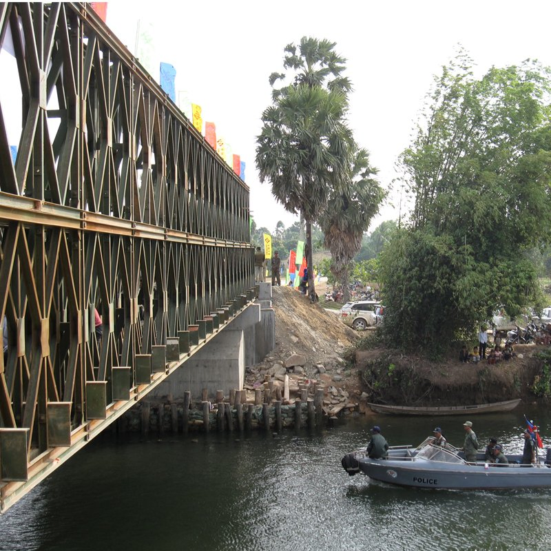 Panel Stand Prefabricated Bridge Manufacturers Portable Steel Construction Rapid Assembly Bailey