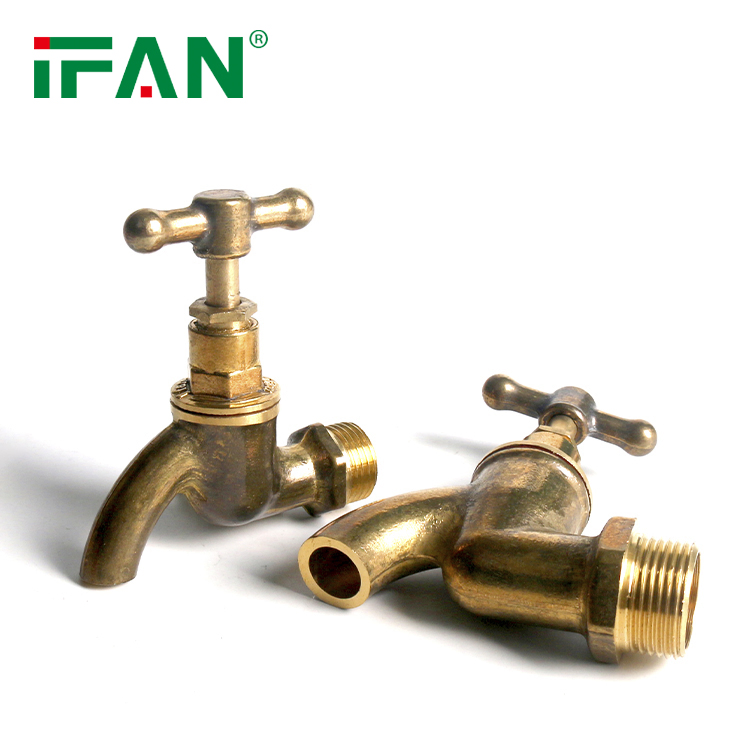 Латунный садовый кран Ifan Full Size Brass Bibcock