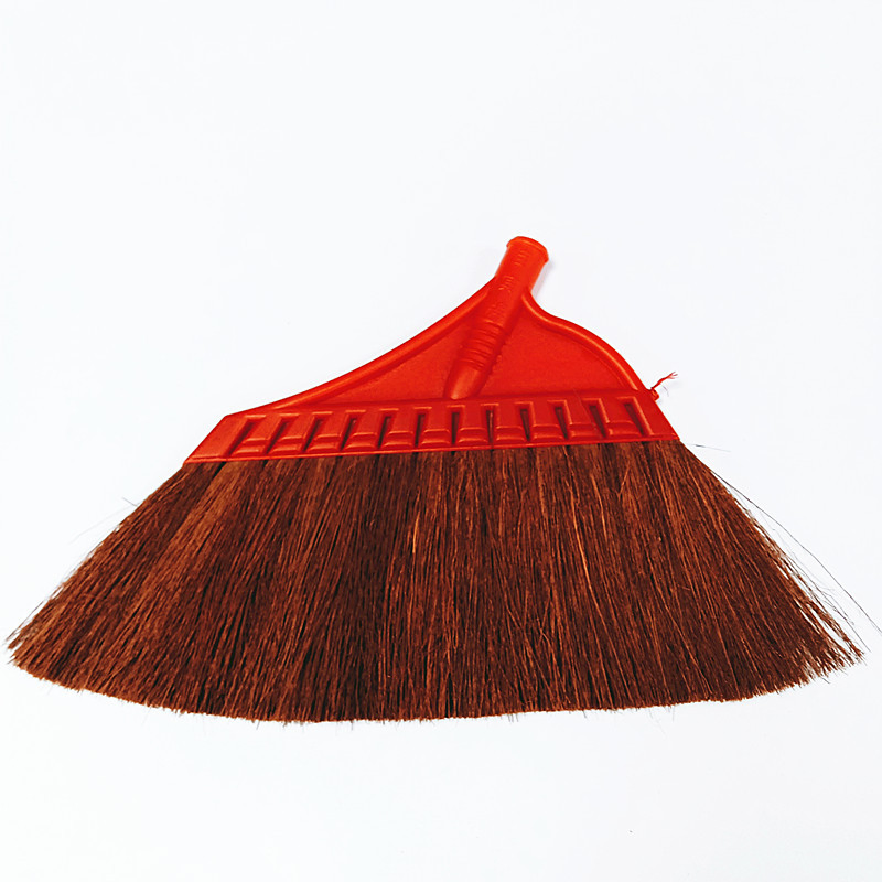 Soft Indoor or Outdoor Garden Sweeping Broom with Natural Bristle