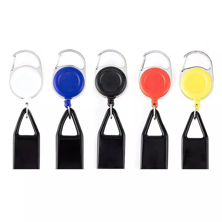 Hot Selling Premium Custom Designer Semi Metal Pull Buckle Retractable Clip Keychain Lighter Holder