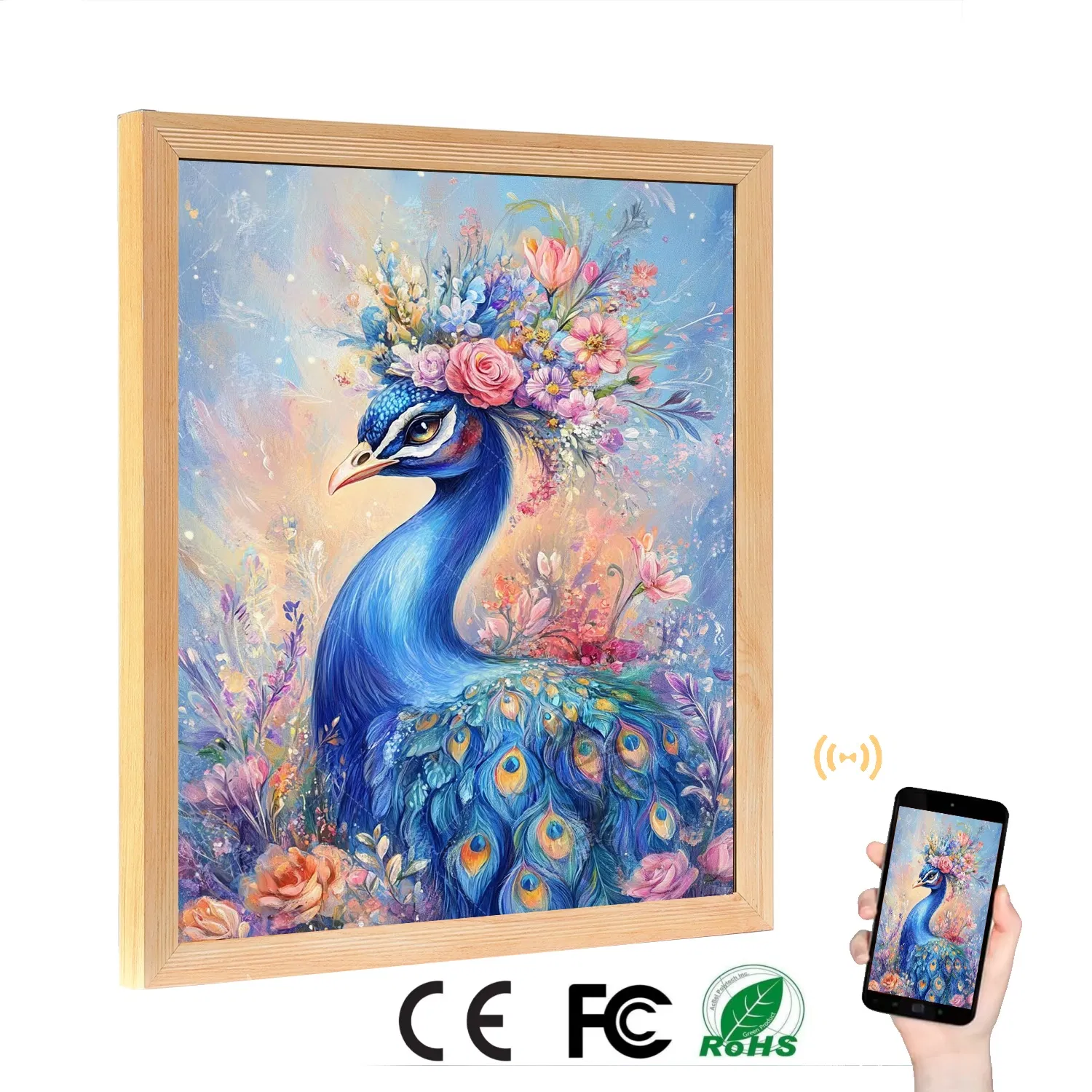 27 9 Inch Best Square LCD Display for Home Decor