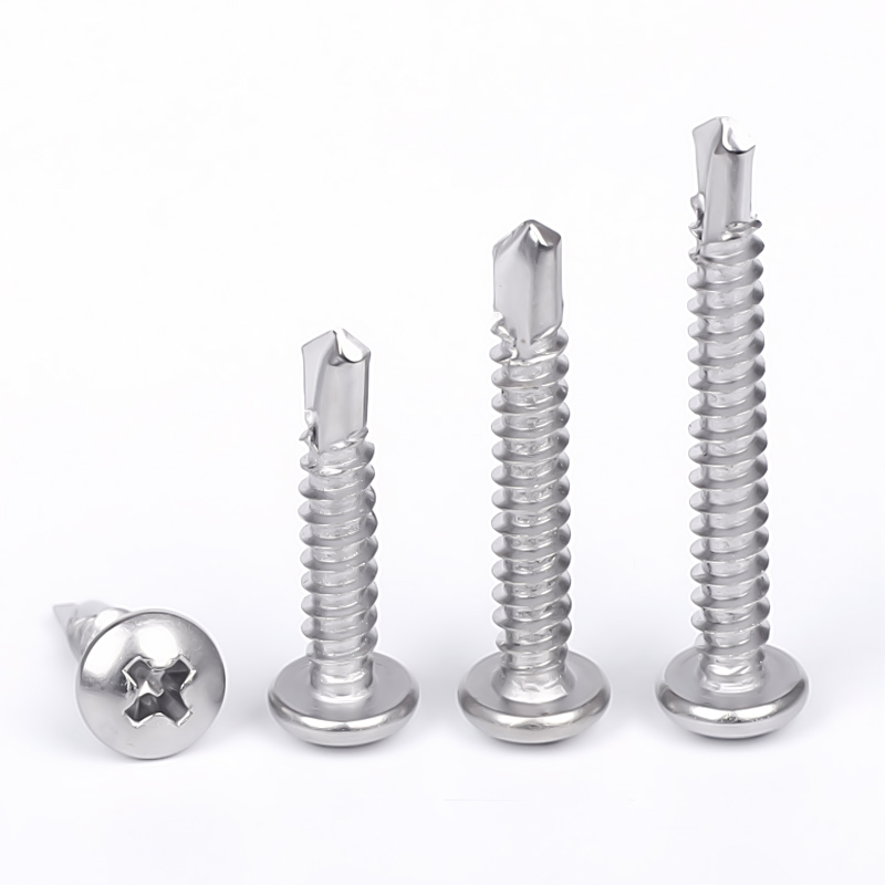 China Manufacturer M6 M8 Pan Head Screw A2 -70 Furniture Metal Stainless Steel Self Drilling Screw