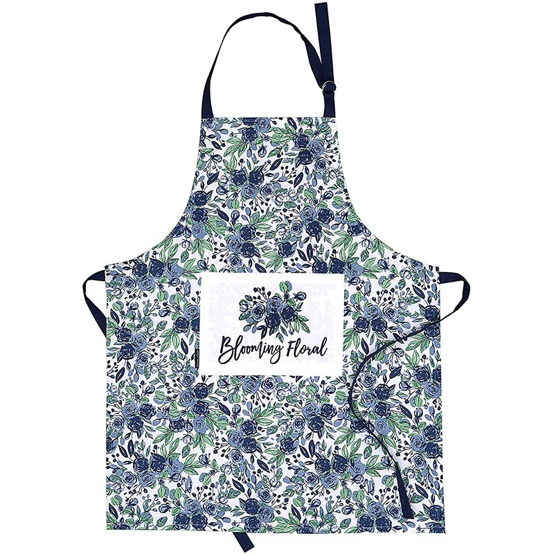 Apron Christmas Winter 100% Natural Cotton, Holiday Apron for Women for Christmas Baking Adjustable