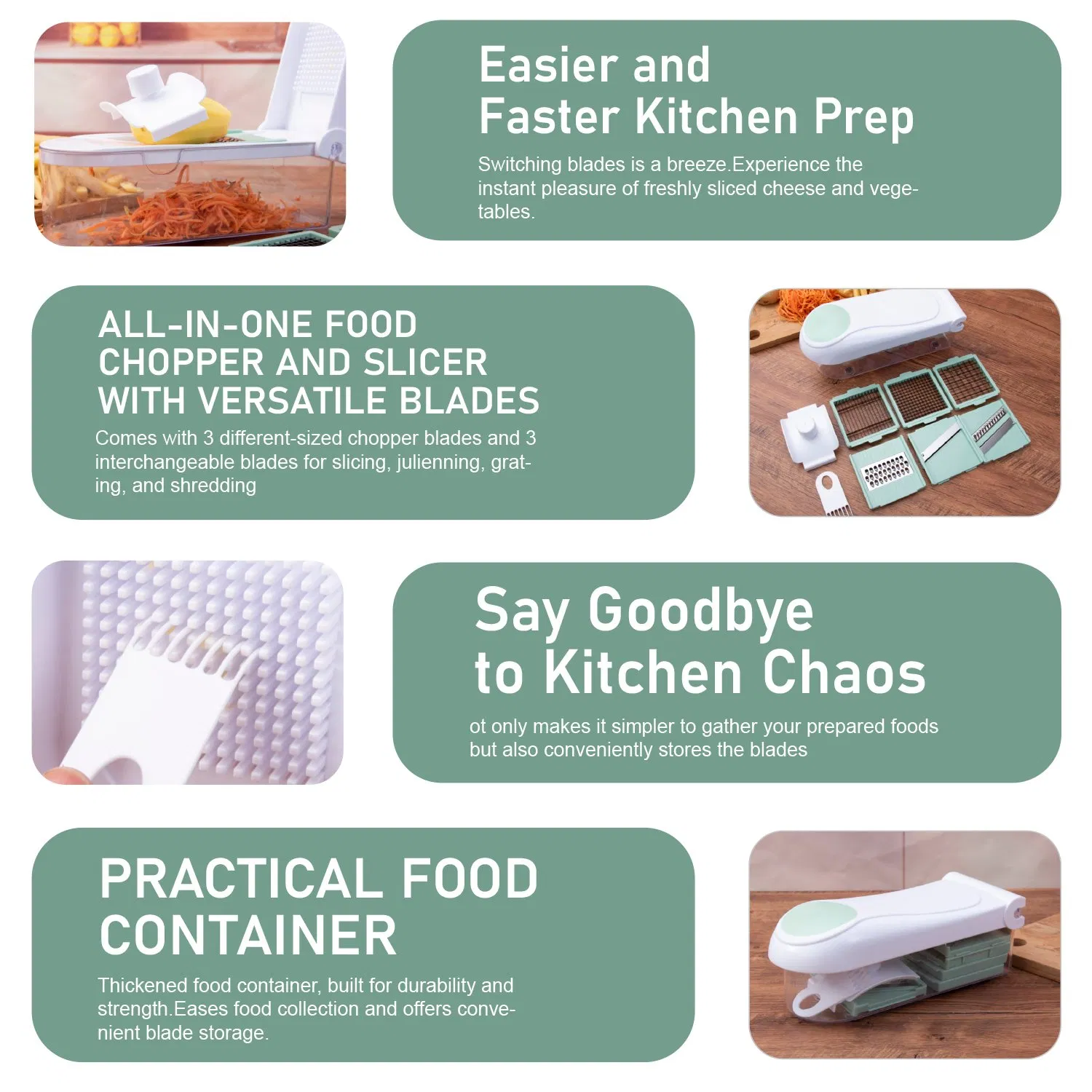 Универсальная овощерезка с регулируемой теркой