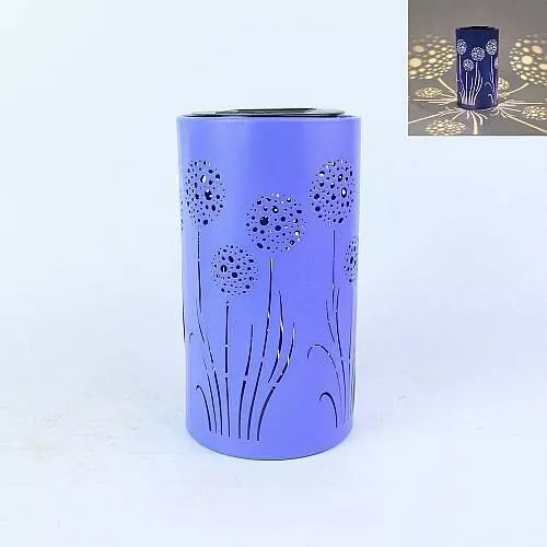 Stylish Outdoor Solar Lanterns with Colorful Metal Finish