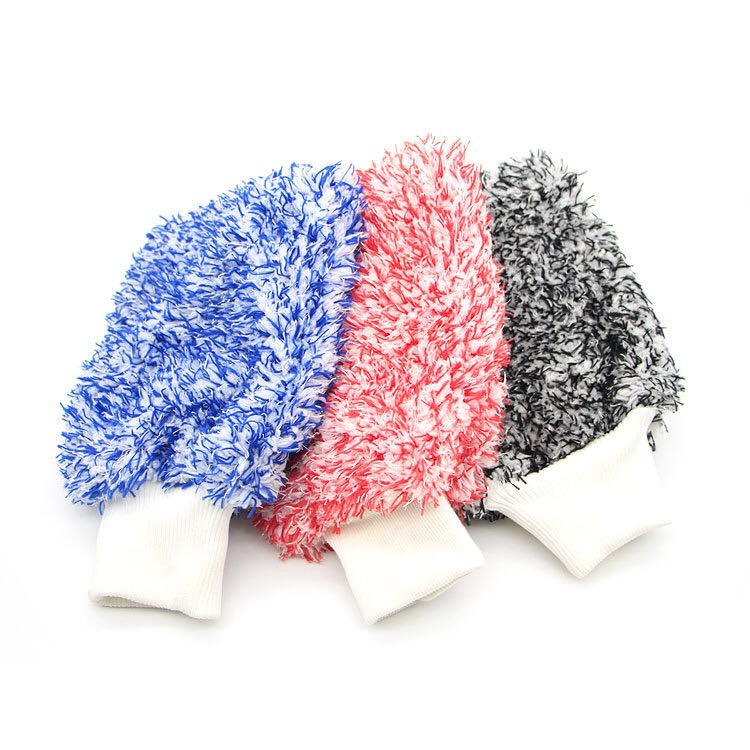 Premium 100% Microfiber Auto Detailing Car Cleaning Wash Mitt Car Washing Gloves