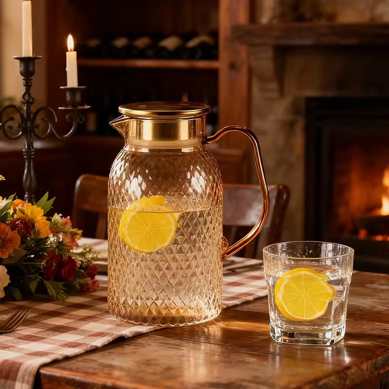 Unbreakable Acrylic Water Pitcher for Juices and Beverages