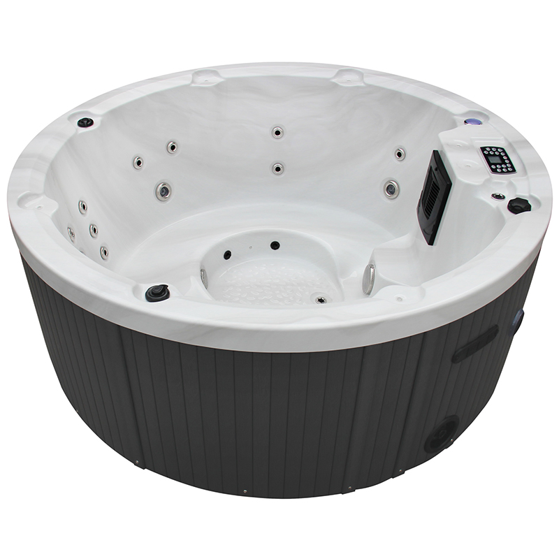 Factory Prices High Quality Acrylic Whirlpool Round 4 Persons Outdoor SPA Hot Tub