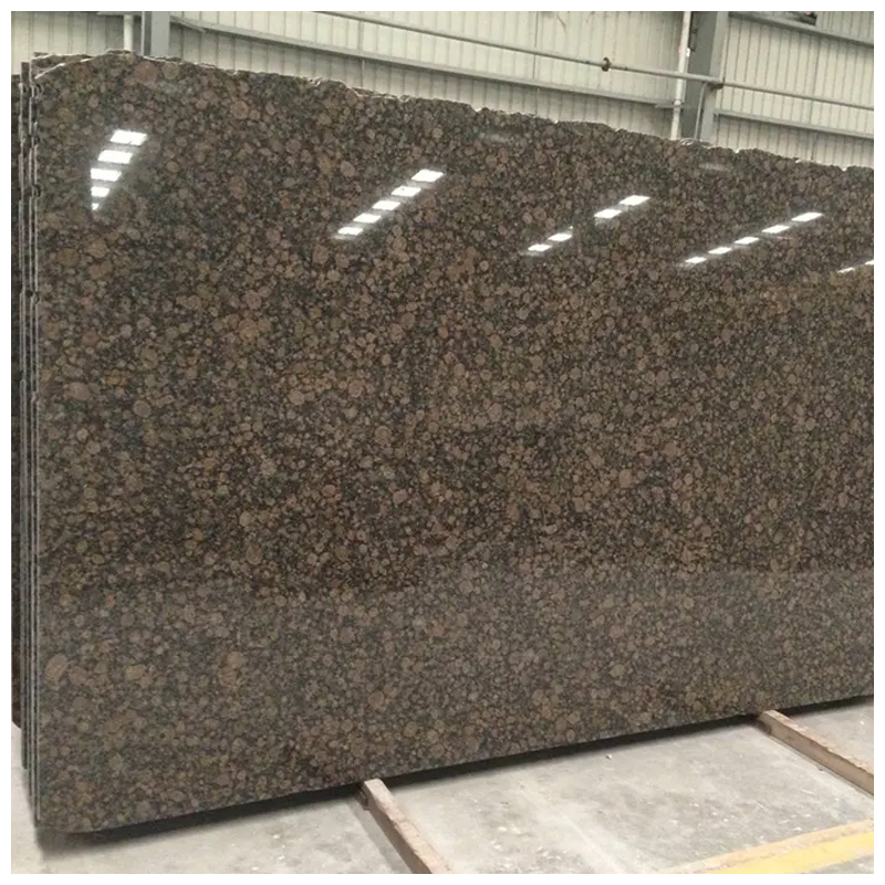 Filand Dark Brown Stone Polished Baltic Brown Granite Slabs