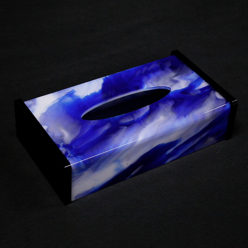 New Hotel Rooms Napkin Paper Holder Acrylic Towels Storage Box Hotel Tissue Paper Box