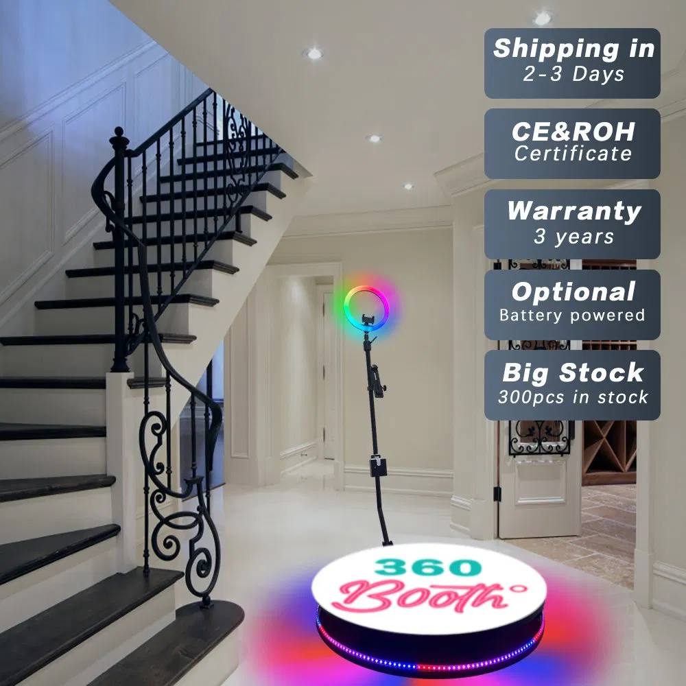 Фотобудка 360° с LED-подсветкой для мероприятий