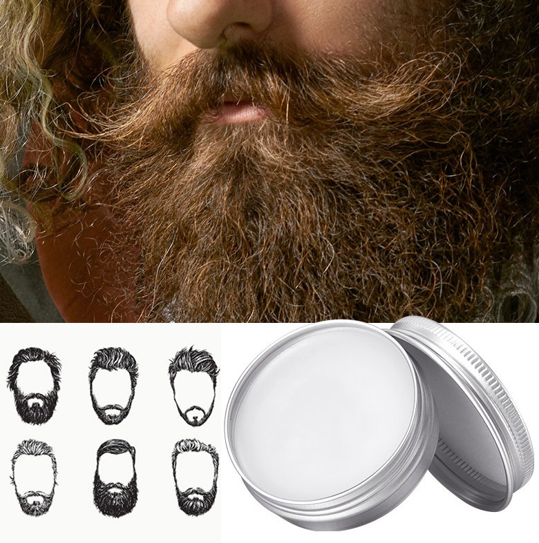 Online Wholesale in Stock Moisturizing Beard Balm Cream Beard Care Wax Private Label Beard Grooming Balm Cream for Men