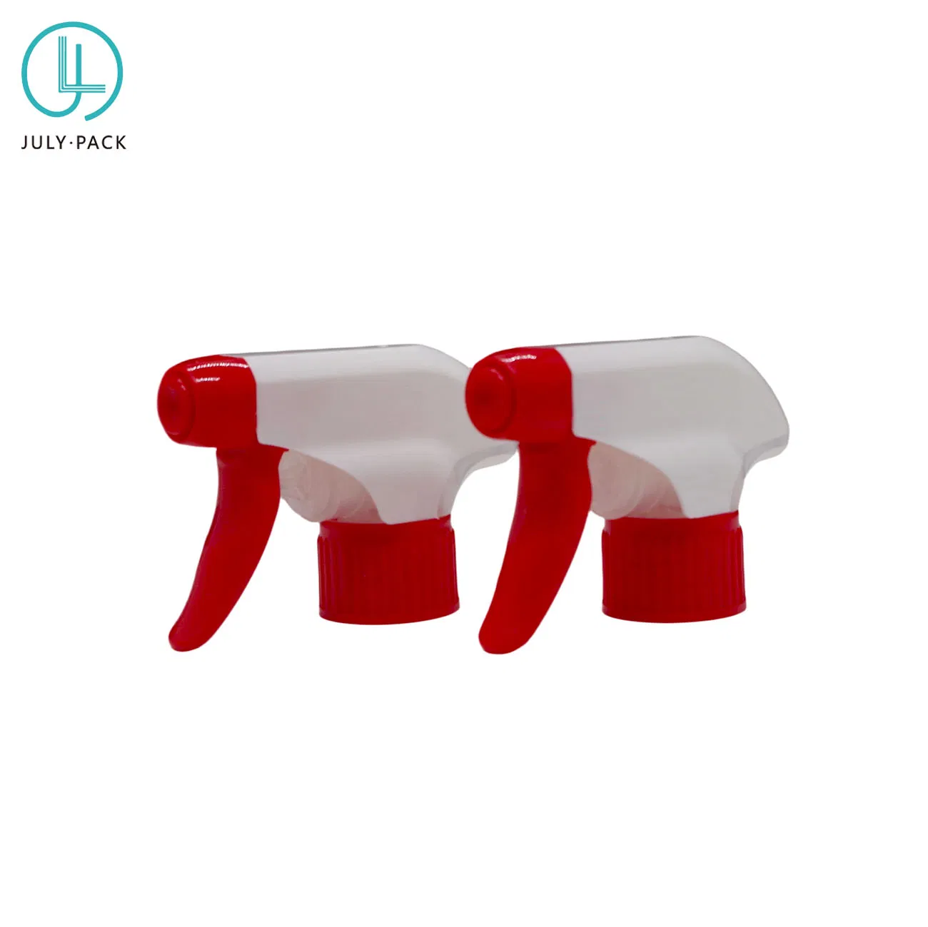 Customized Red Color Adjustable Nozzel 28/410 Full Plastic Trigger for Refillable Cleaning Bottles
