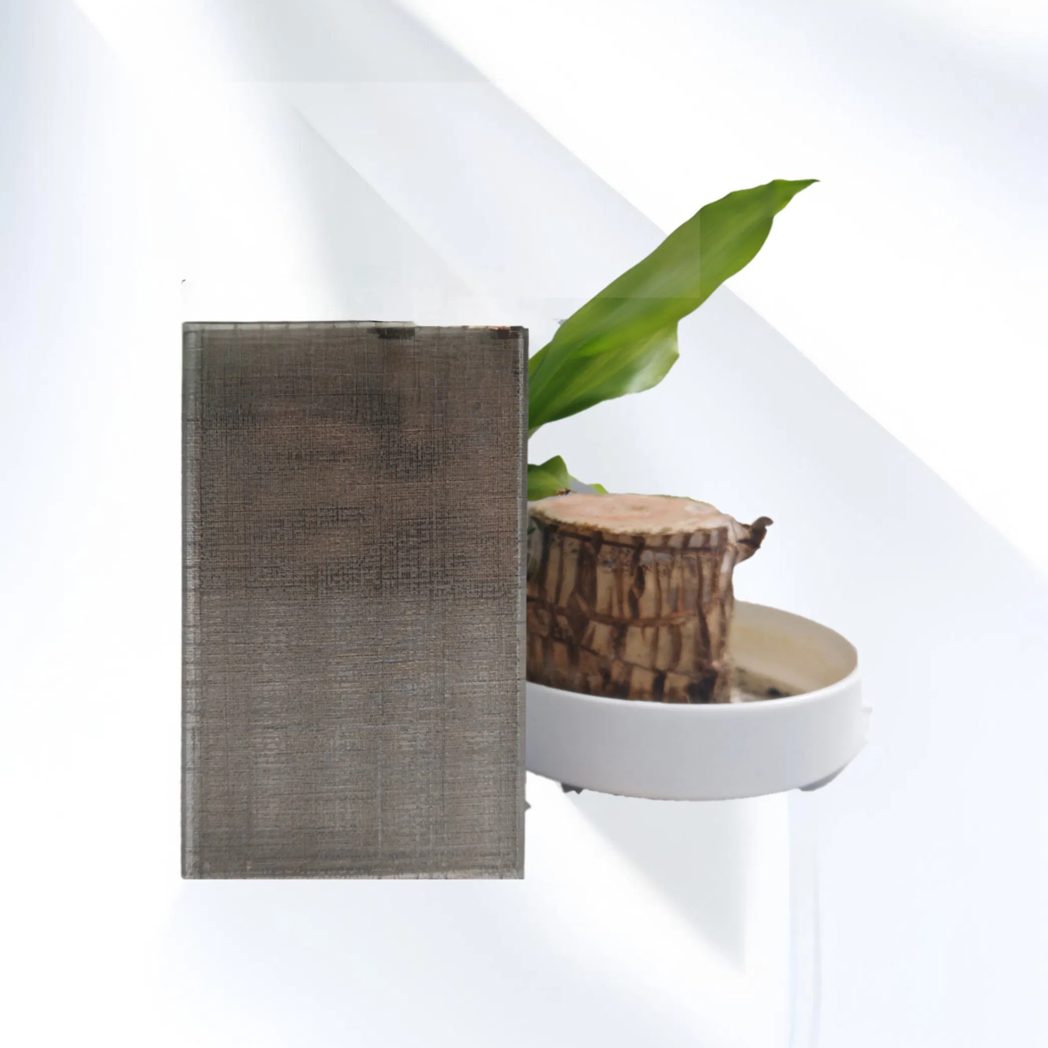 Ultra-Thin Lightweight Feature Wall Glass Bespoke Living Room Installation Laminated Glass