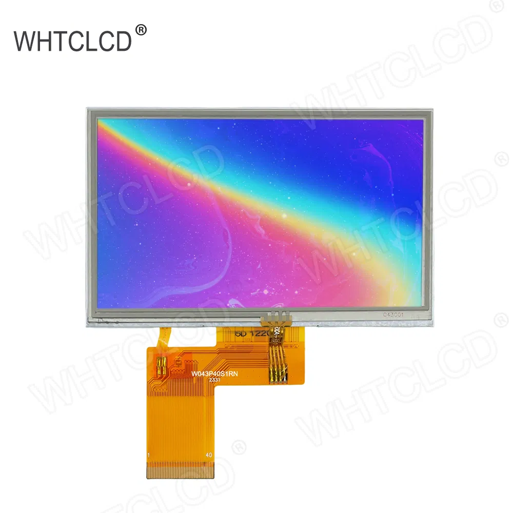 4.3-дюймовый TFT LCD дисплей с резистивным тачскрином