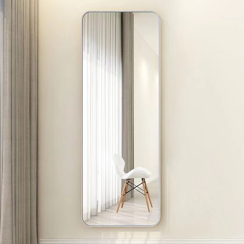 Factory Direct Salon Hotel Decoration Black Rectangle Metal Framed Wall Hanging Make-up Dressing Mirror