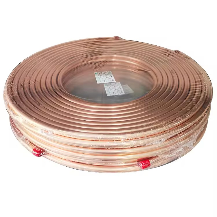 C17500 C17510 C18700 Red Pure Pancake Coil Copper Pipe/Tube Manufacturers Ensure Quality Wholesale Price with Welding Cutting and Bending Processing Services