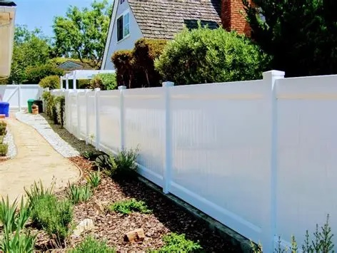 Customization Supported Hot Selling Modern Garden Fencing White Plastic Vinyl PVC Privacy Fence