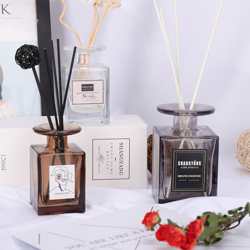 150ml Diffuser Glass Bottle/Square Shape Mouth Reed Diffuser Bottle