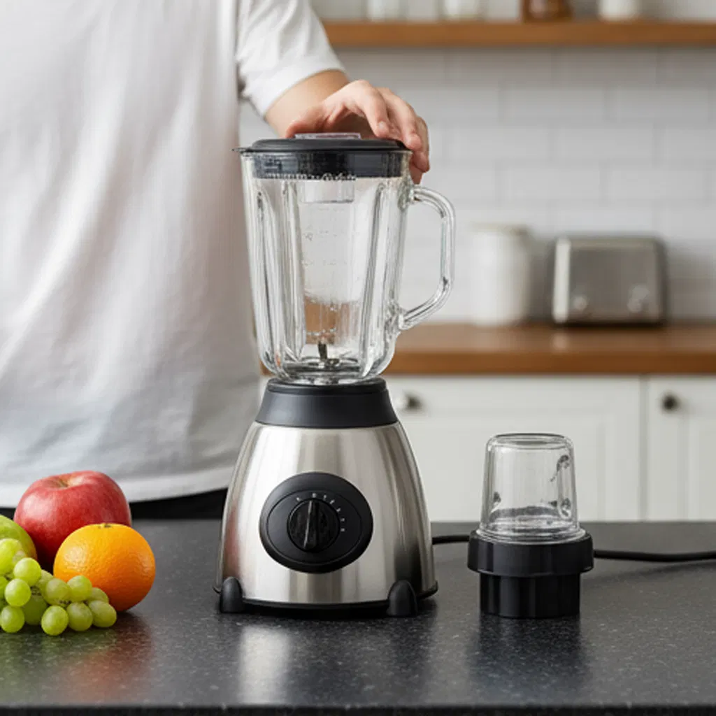 Multifunction Food Blender 2 in 1 Kitchen Blender as Juicer Blender and Food Processor for Fruit Suitable for Wholesale Kitchenware