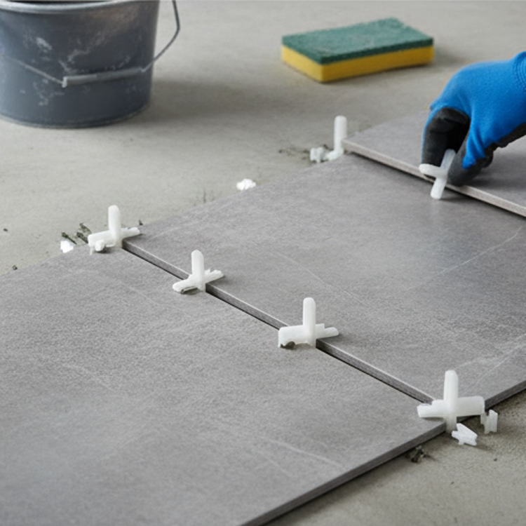 Colorful 3mm Plastic Tile Spacers with Convenient Handle