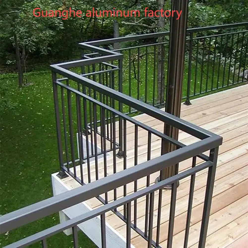 Safe and Stylish Aluminum Handrail for Any Environment Easy Installation Aluminum Balustrade System for Safe and Elegant Spaces