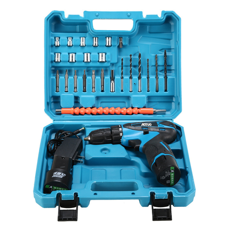 China Lithium Drill Tool Set with Custom Color Box