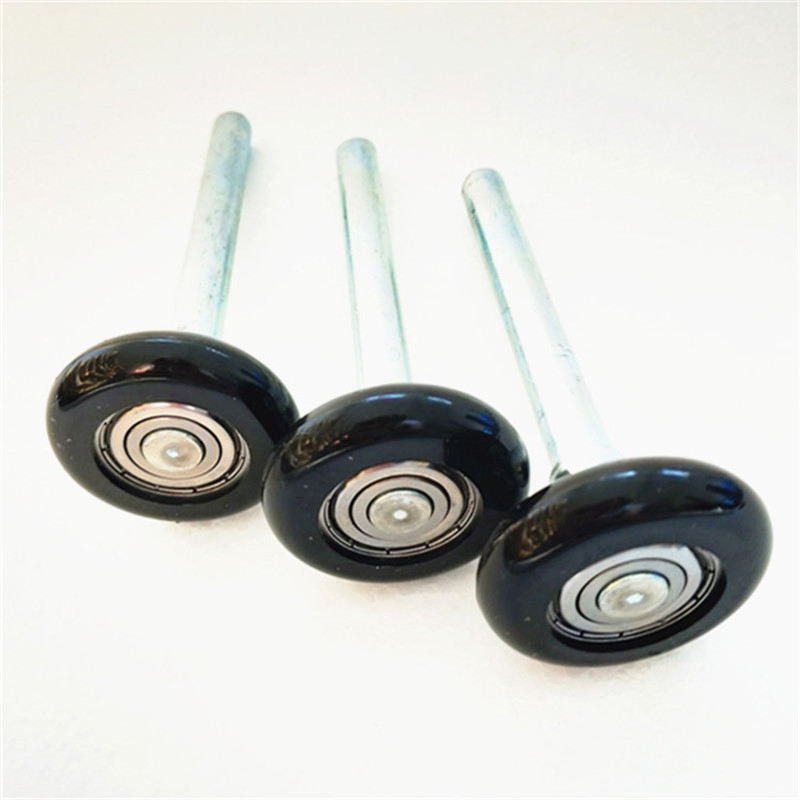 Black 6200zz Bearing 46*178mm Garage Door Parts Nylon Roller