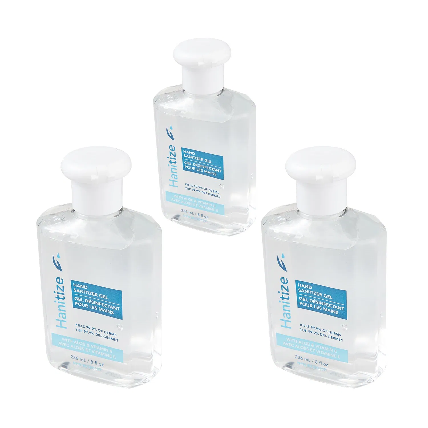 75% Alcohol High Quality Waterless Hand Sanitizer Gel 8 FL. Oz