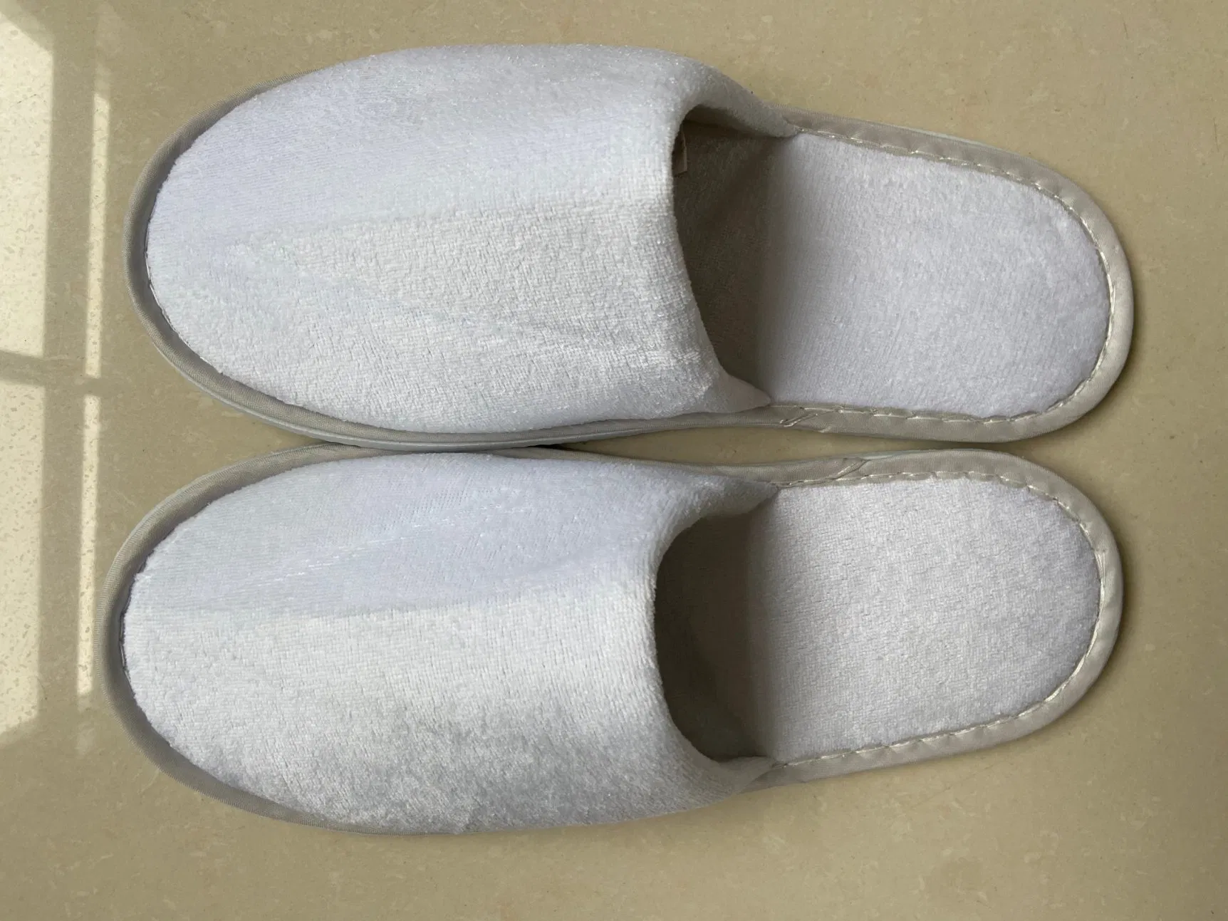 Micro-Standard Customized High-Quality Coral Fleece Washable Disposable Hotel Room SPA Hot Spring Slippers