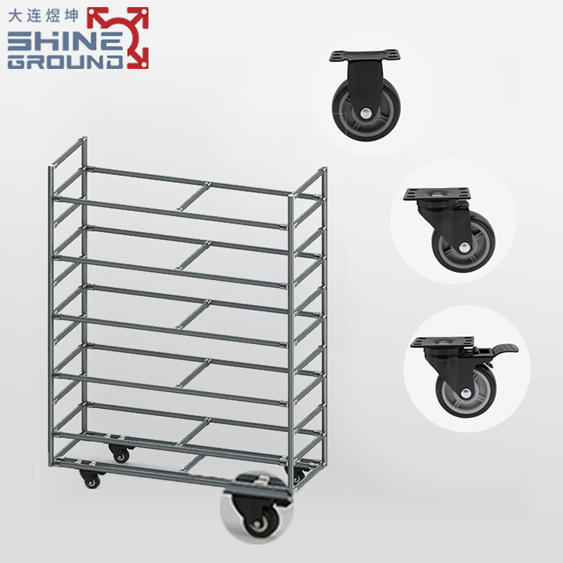 Aluminum Profile 30X30 Steel Hardware 2.5 Inch Caster Wheels