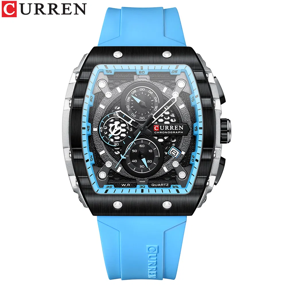 Curren 8442 Neutral Waterproof Calendar Men's Multi Functional Quartz Watch