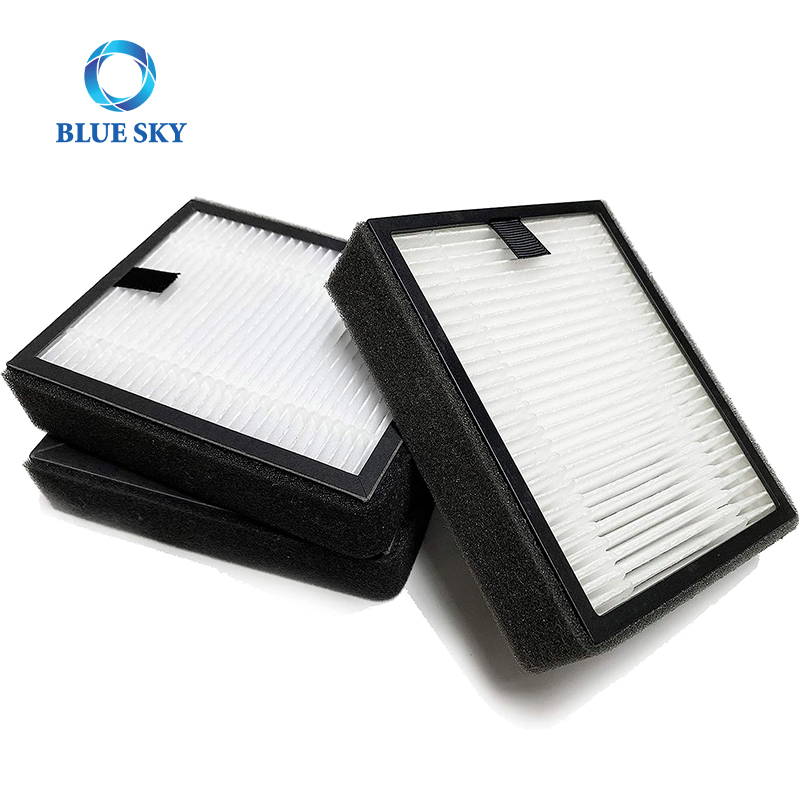 OEM Pm1220 High Efficiency 3-in-1 True HEPA Replacement Filters for Mooka and Koios Pm1220 Compact Desktop Air Purifier