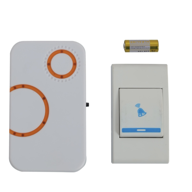Sleek Wireless Doorbell Set with Durable Batteries Included