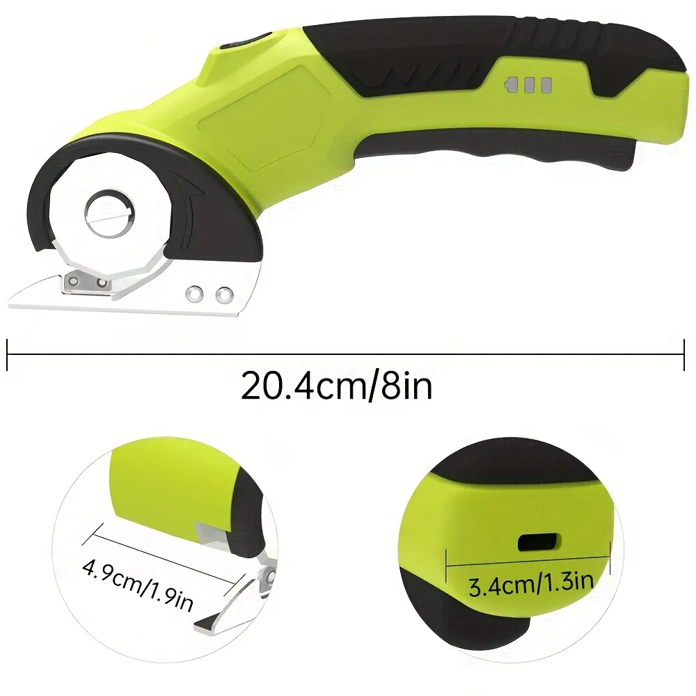 Профессиональные электрические ножницы 4.2V для ткани и картона