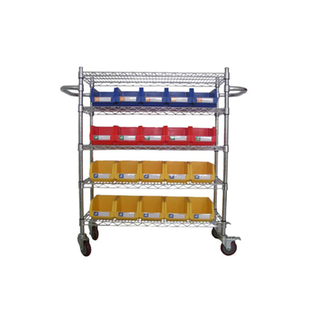 Convenient Moving Wire Shelving Rack System (WST3614-010)
