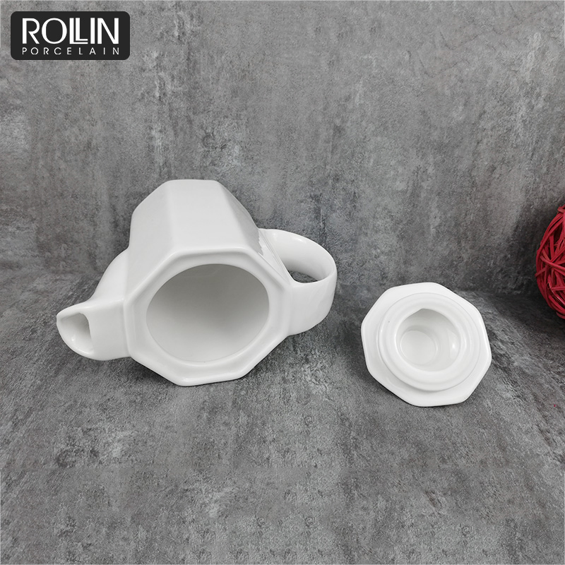 Small Size Octagonal Coffee Pot with Handle