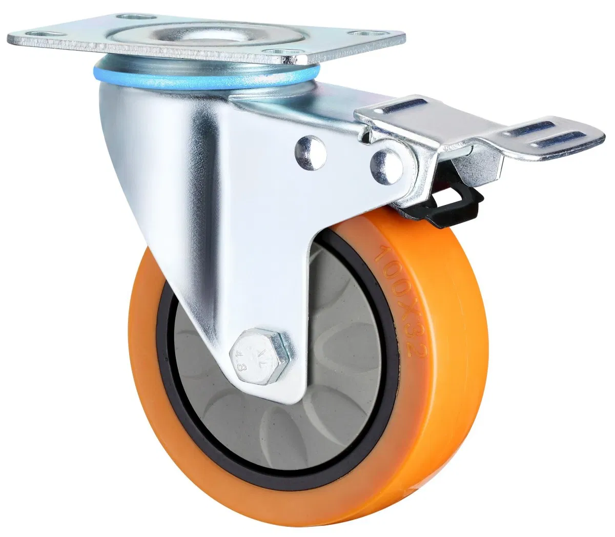 New Ball Bearing Fix/Swivel/with Brake Nylon Rubber TPR Medium PP/PU/PVC Waterproof Casters